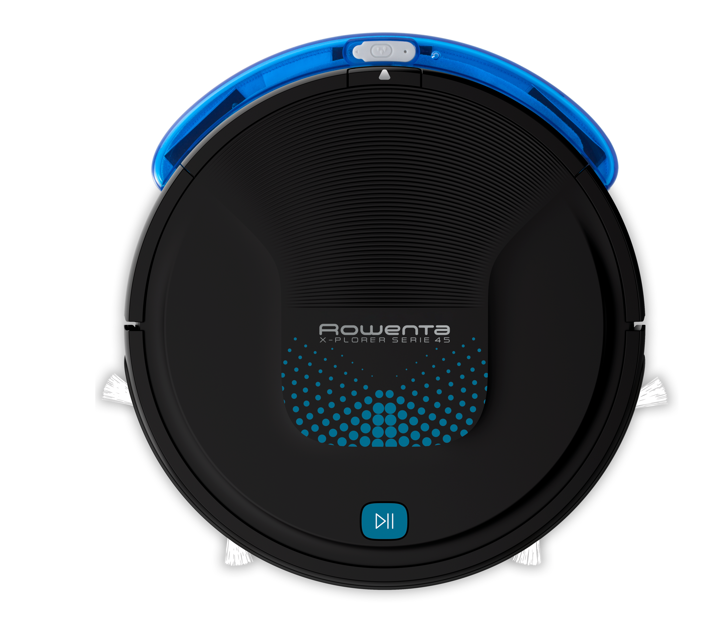 X-Plorer Serie 45 de Rowenta, cepillo motorizado activo, 3 modos de navegación, sistema de fregado Aqua Power, sensores avanzados, batería de litio duradera de hasta 150 min